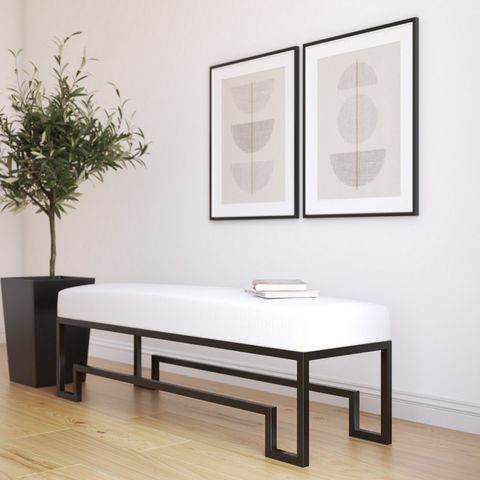 Laurence Bench - Transitional - Upholstered Benches - By American Home ... regarding